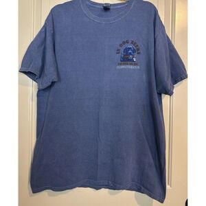 In‎ Dog Beers Clearwater Beach Fl blue short sleeve t-shirt vacation sz XL GUC